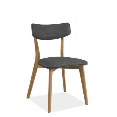 Стул SIGNAL KARL серый/дуб